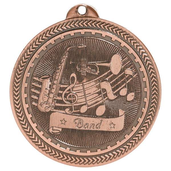 2" Band Laserable BriteLazer Medal - Image 3
