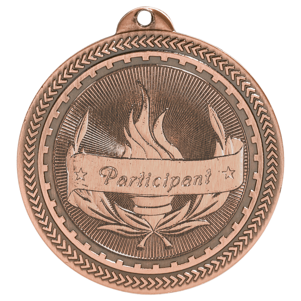 2" Participant Laserable BriteLazer Medal - Image 3