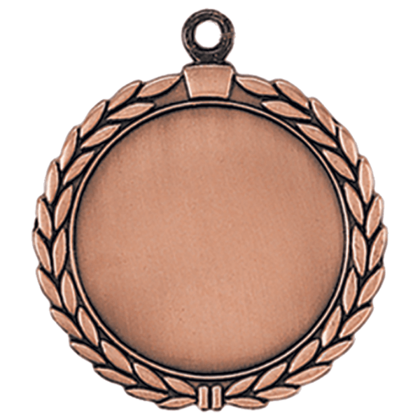 2 1/2" Wreath 2" Insert Holder Medal - Image 3