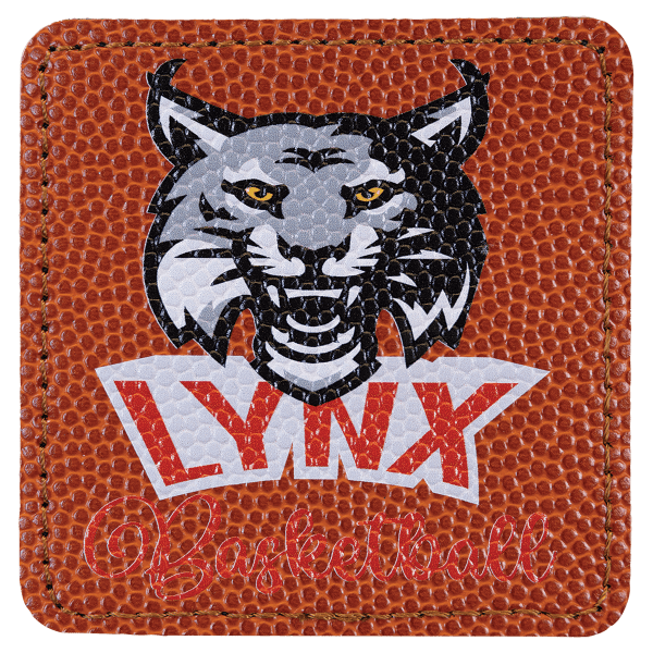 3" x 3" Laserable Leatherette Square Patch with Kota Pro Adhesive