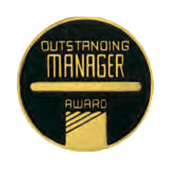 Outstanding Manager CAM Medallion