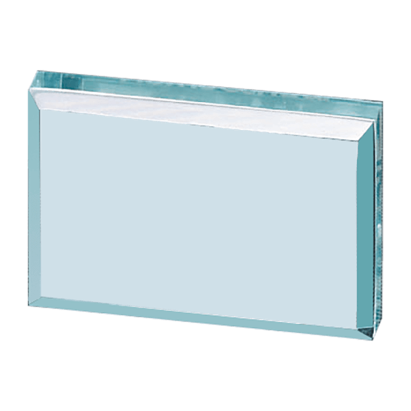 2 1/2" x 4" Jade Rectangular Acrylic Paperweight