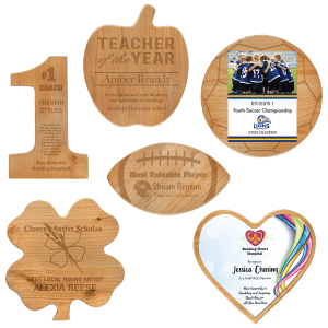 Alder Custom Plaque Sample Set