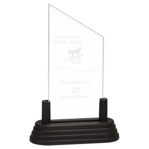 3″ x 7″ Clear Peak Pop-In Acrylic (Base not included)