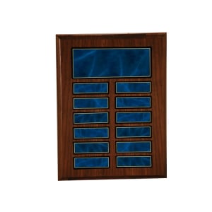 9″ x 12″ Recognition Pocket 12 Plate Perpetual Plaque