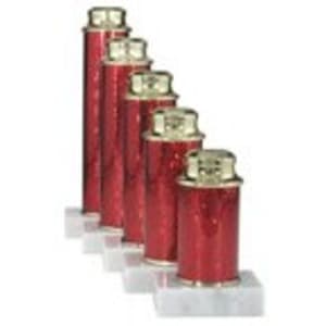 8 3/8″ Red Star Column with Base & Inst-Award Lid