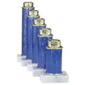 7 3/8″ Blue Star Column with Base & Inst-Award Lid
