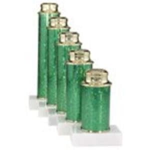 7 3/8″ Green Star Column with Base & Inst-Award Lid