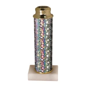 7 3/8″ Silver Star Column with Base & Inst-Award Lid