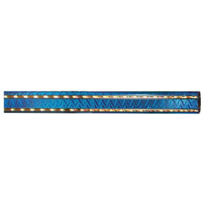 45″ Blue/Gold Rectangular Aztec Trophy Columns
