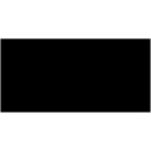 3″ x 1 1/2″ Black/White Square Corner Plastic Badge Blank
