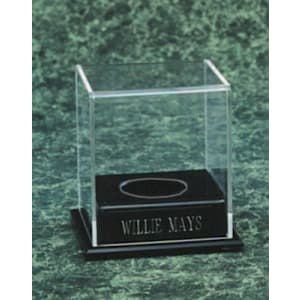 Baseball Acrylic Display Case with Base