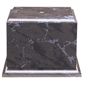 4 1/2″ x 3 1/2″ Black Marble Finish Cup Base