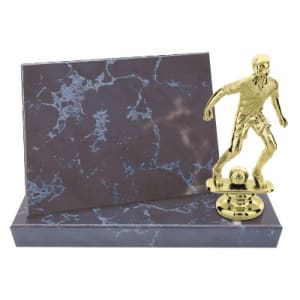 6 3/4″ x 4 3/4″ Black Marble Finish Standup Plaque