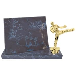 7 3/4″ x 5 3/4″ Black Marble Finish Standup Plaque