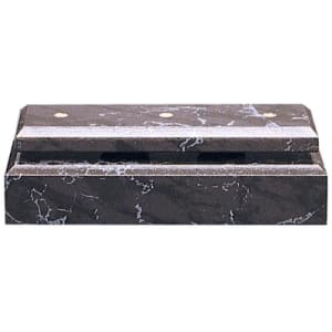 3″ x 8″ x 1 1/2″ Black Marble Finish 2-Post Set