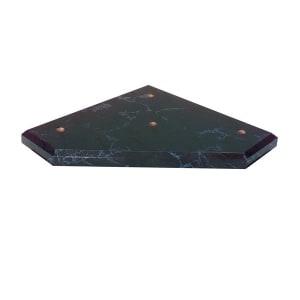 7 1/4″ x 7 1/4″ x 5/8″ Black Marble Finish 3-Post Lid