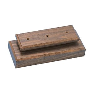 3 1/2″ x 10″ x 1 1/2″ Walnut Finish Base & Lid Set
