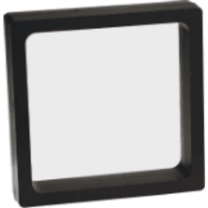 3 1/2″ x 3 1/2″ Illusion Black Presentation Box with Window