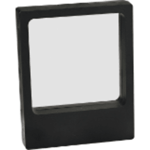 3 1/2″ x 4 1/4″ Illusion Black Presentation Box with Window