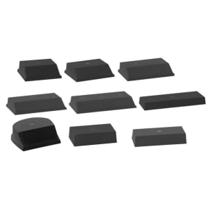 Black Big Plate Base/Lid Sample Set