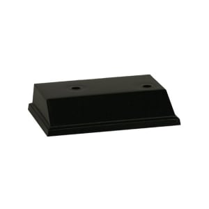 3 3/4″ x 5 1/2″ Black 2-Hole Countersunk Big Plate Weighted Plastic Base