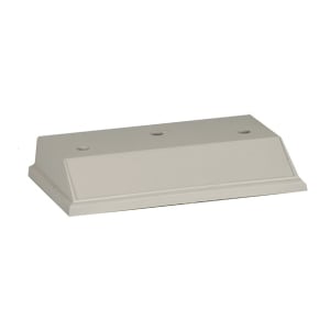 3 3/4″ x 6 1/2″ White 3-Hole Countersunk Big Plate Weighted Plastic Base