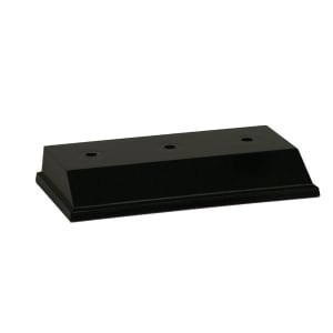 4 1/4″ x 7 3/4″ Black 3-Hole Countersunk Big Plate Weighted Plastic Base