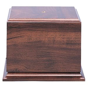 7″ x 5 1/4″ Cherry Finish Cup Base