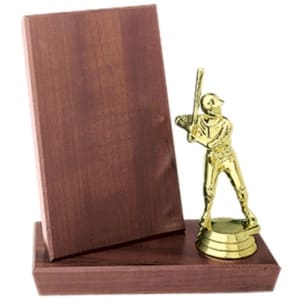 3 3/4″ x 5 3/4″ Cherry Finish Standup Plaque