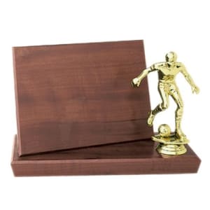 6 3/4″ x 4 3/4″ Cherry Finish Standup Plaque