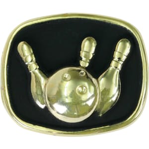 Gold/Black Bowling Champion Ring Insert