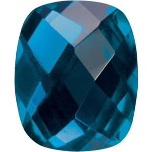 Blue Cut Glass Champion Ring Insert