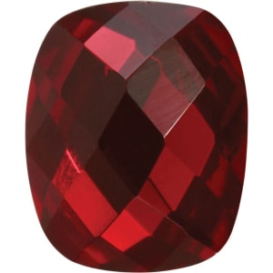 Red Cut Glass Champion Ring Insert