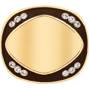 Gold Champion Ring Sublimatable Insert Holder Top with Bling