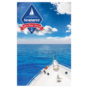 11″ x 17″ Gloss White ChromaLuxe Aluminum Photo Panel