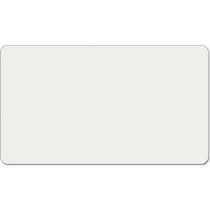 3.5″ x 2″ White ChromaLuxe Aluminum 2-Sided Business Card w/ Rounded Corners