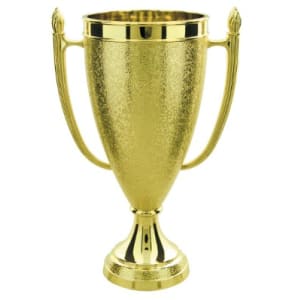 5 3/4″ Gold Plastic Cup