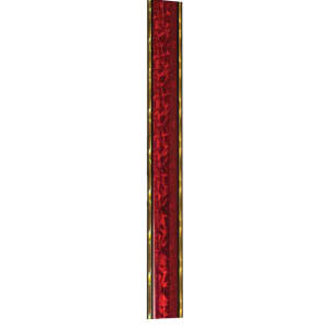 45″ Maroon/Gold Round Dazzle Trophy Column