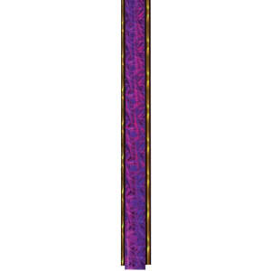 45″ Purple/Gold Round Dazzle Trophy Column