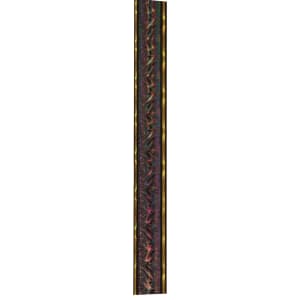 45″ Black/Gold Round Dazzle Trophy Column