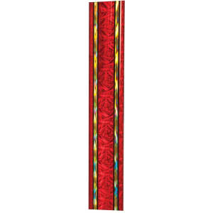 45″ Red/Gold Rectangular Dazzle Trophy Column