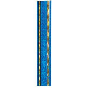 45″ Blue/Gold Rectangular Dazzle Trophy Column