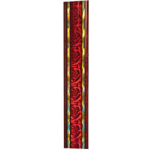 45″ Maroon/Gold Rectangular Dazzle Trophy Column
