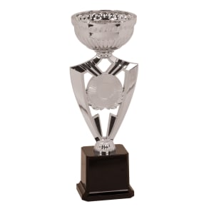 11 1/4″ Silver Ribbon 2″ Insert Holder Easy Cup Kit