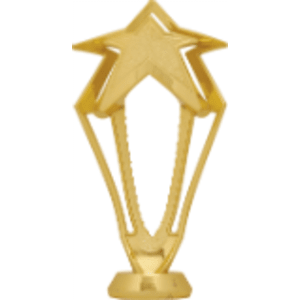 7″ Gold 3-D Rising Star Figure