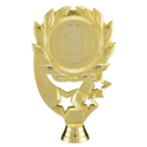 5 1/2″ Gold 2″ Insert Holder Sport Wreath Figure