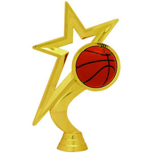 6 1/2″ Gold Star Basketball Figure