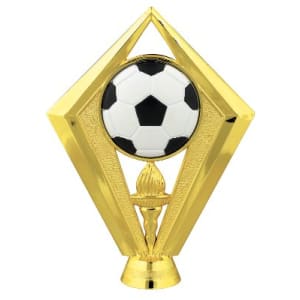 5 1/2″ Color Soccerball Diamond Figure