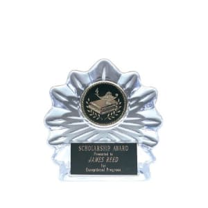 5″ Clear Flame Sculpted Ice